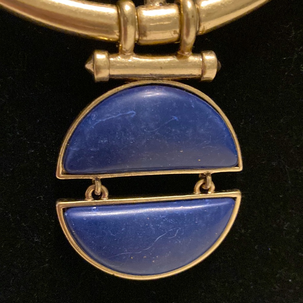 Lucky brand antique cobalt blue necklace - Picture 3 of 6